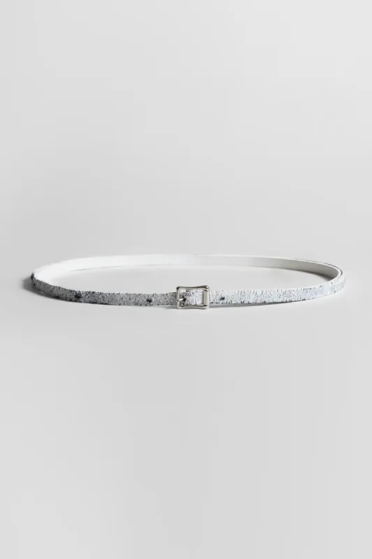SKINNY PAINTED BELT - PAINTED WHITE - PAINTED WHITE sold by R13