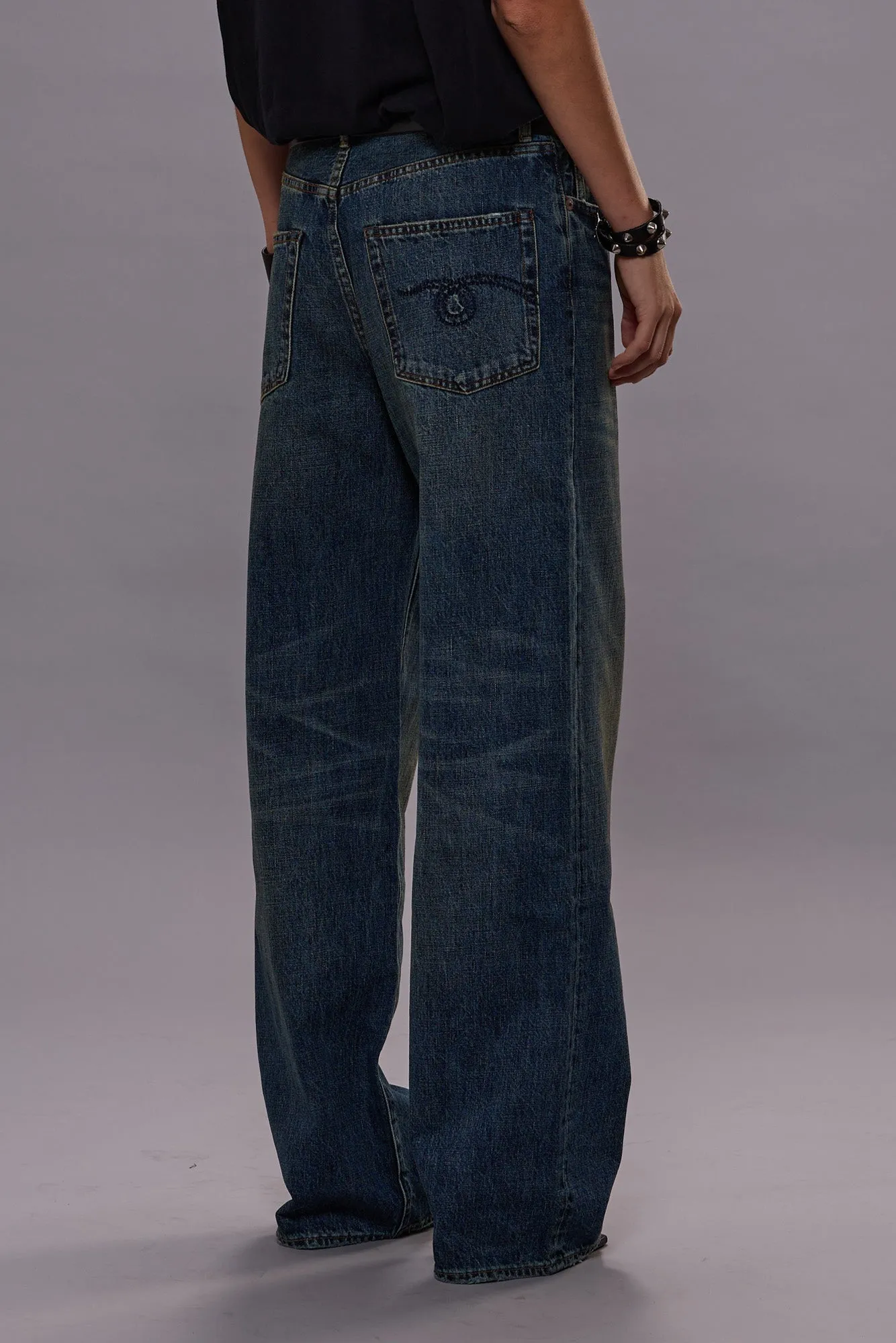 D'ARCY LOOSE JEAN - DAWSON BLUE sold by R13 product image thumbnail 4