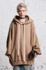 JUMBO PULLOVER HOODIE - KHAKI sold by R13