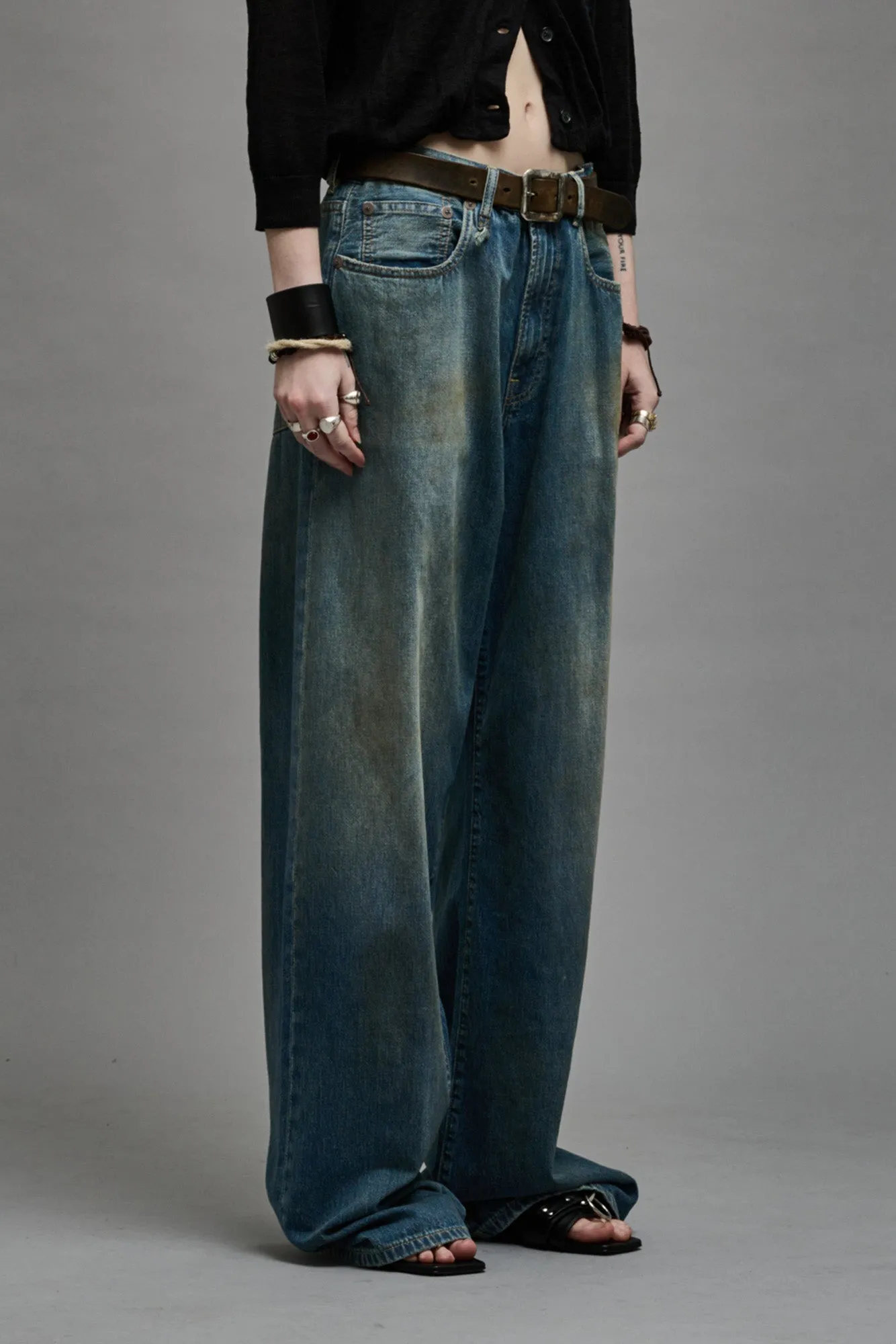 D'ARCY LOOSE JEAN - WILTON INDIGO sold by R13 product image thumbnail 4