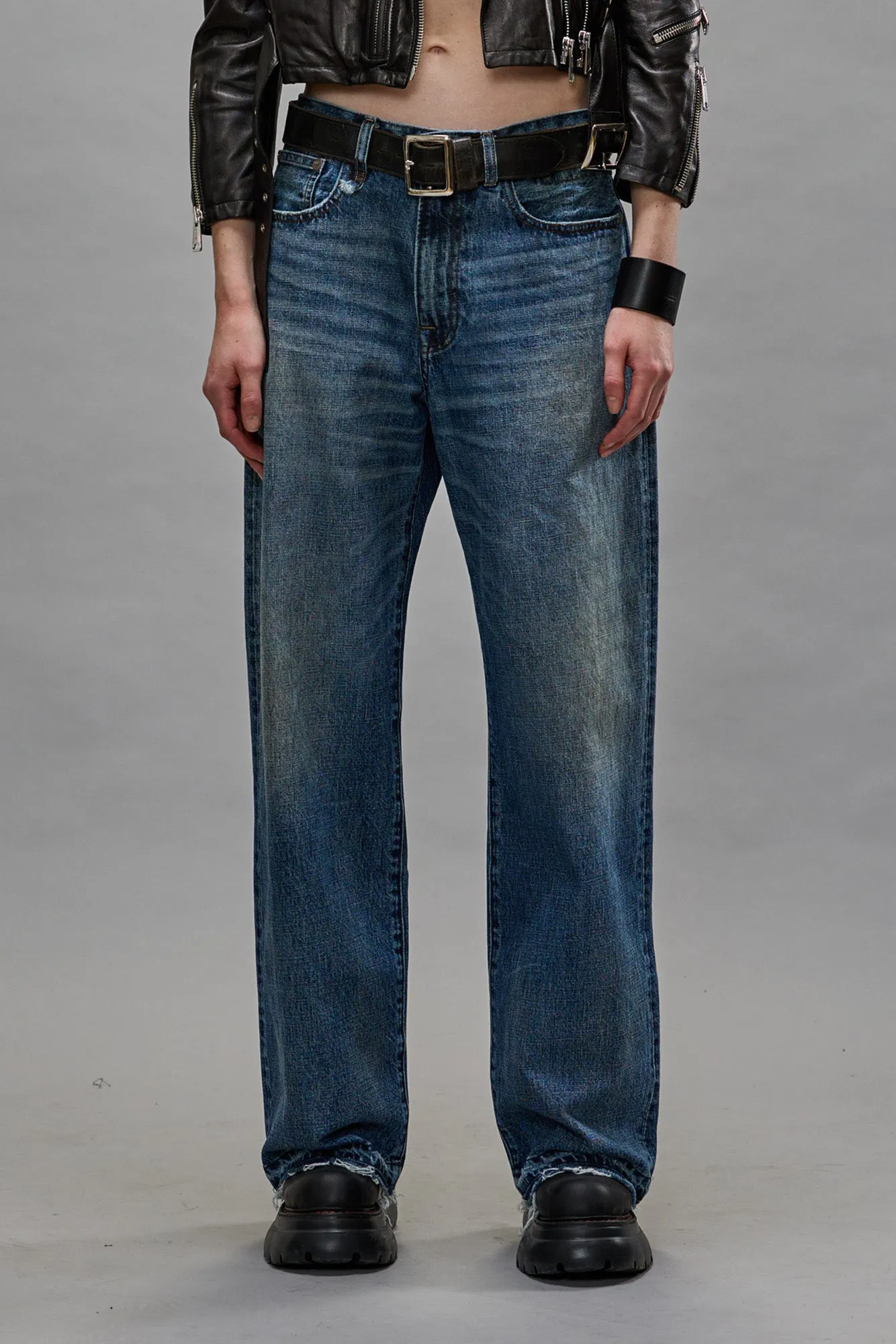 D'ARCY LOOSE JEAN - BARTER INDIGO sold by R13 product image thumbnail 3