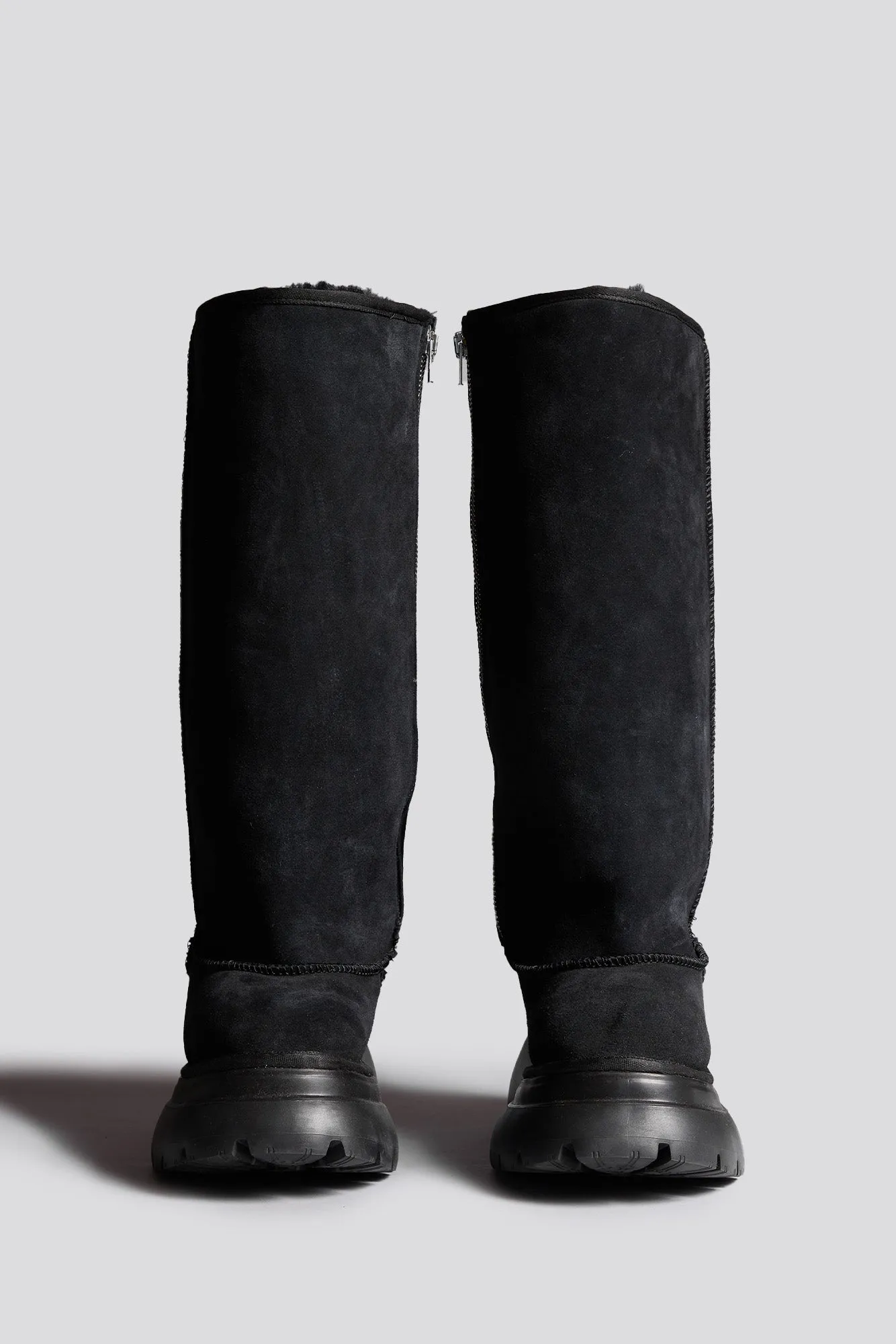 TALL CHUNKY SHEARLING BOOT - BLACK sold by R13 product image thumbnail 3
