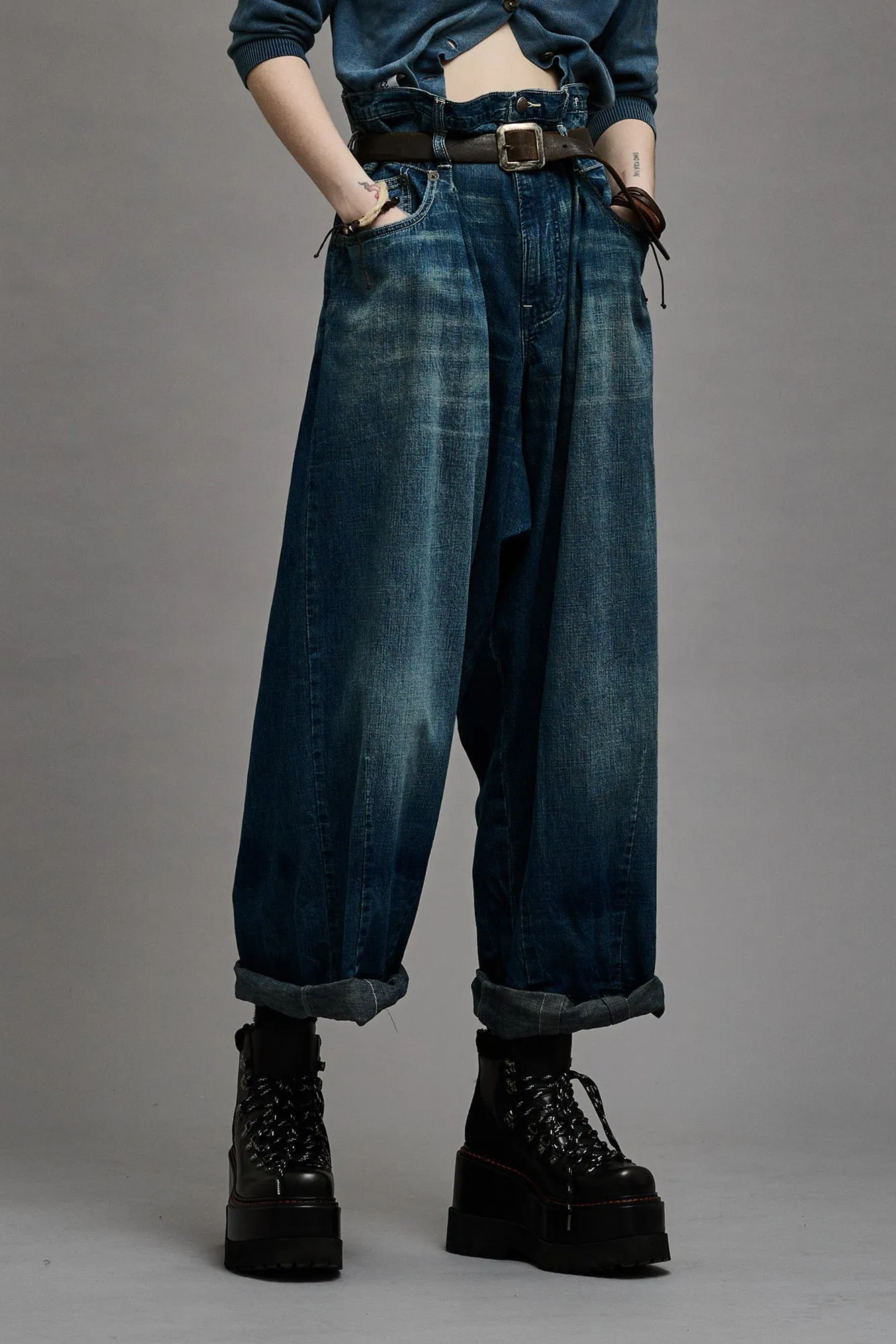 DOUBLE LOOP VENTI JEAN - WINDSOR BLUE sold by R13