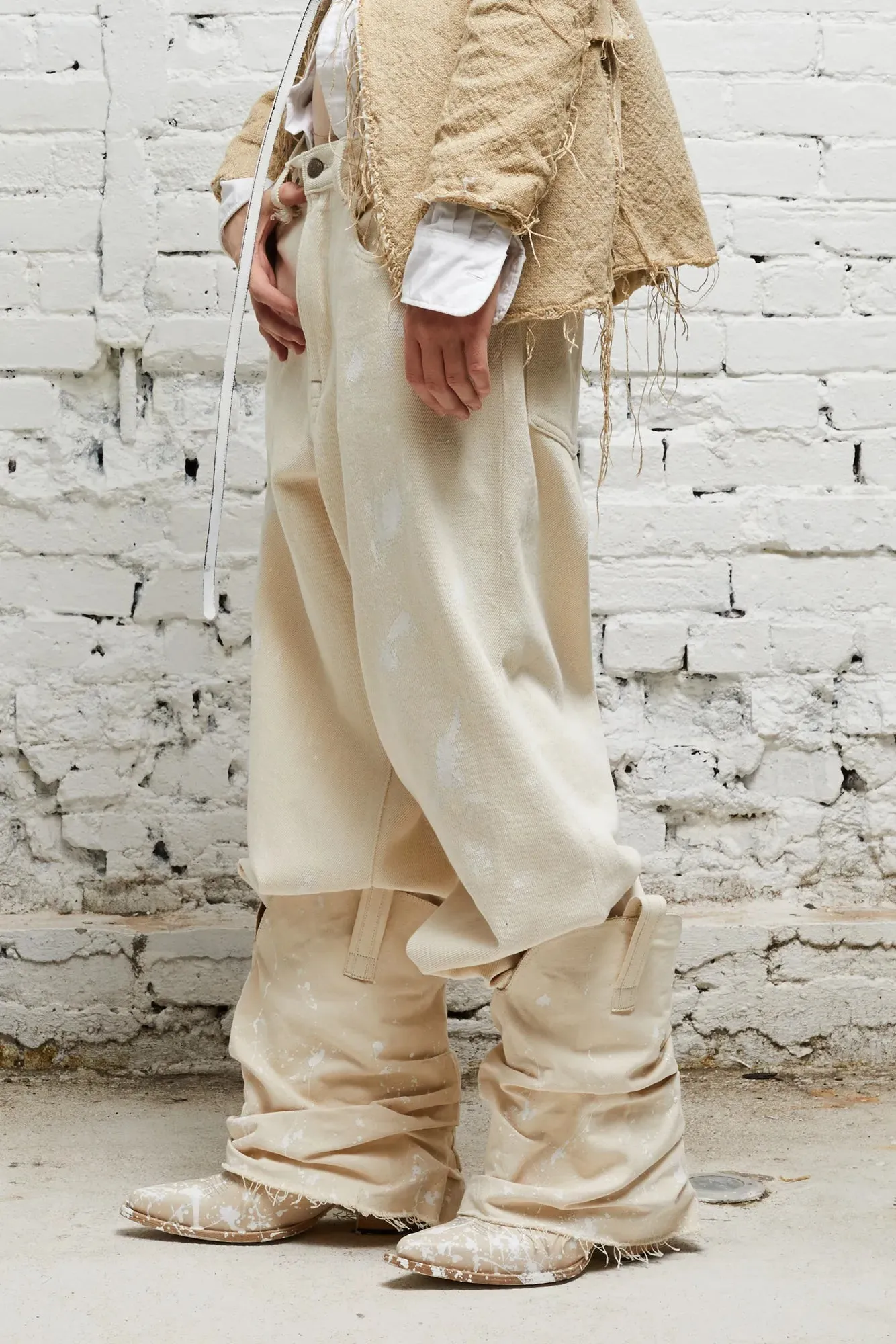 D'ARCY LOOSE JEAN - KOZE ECRU sold by R13