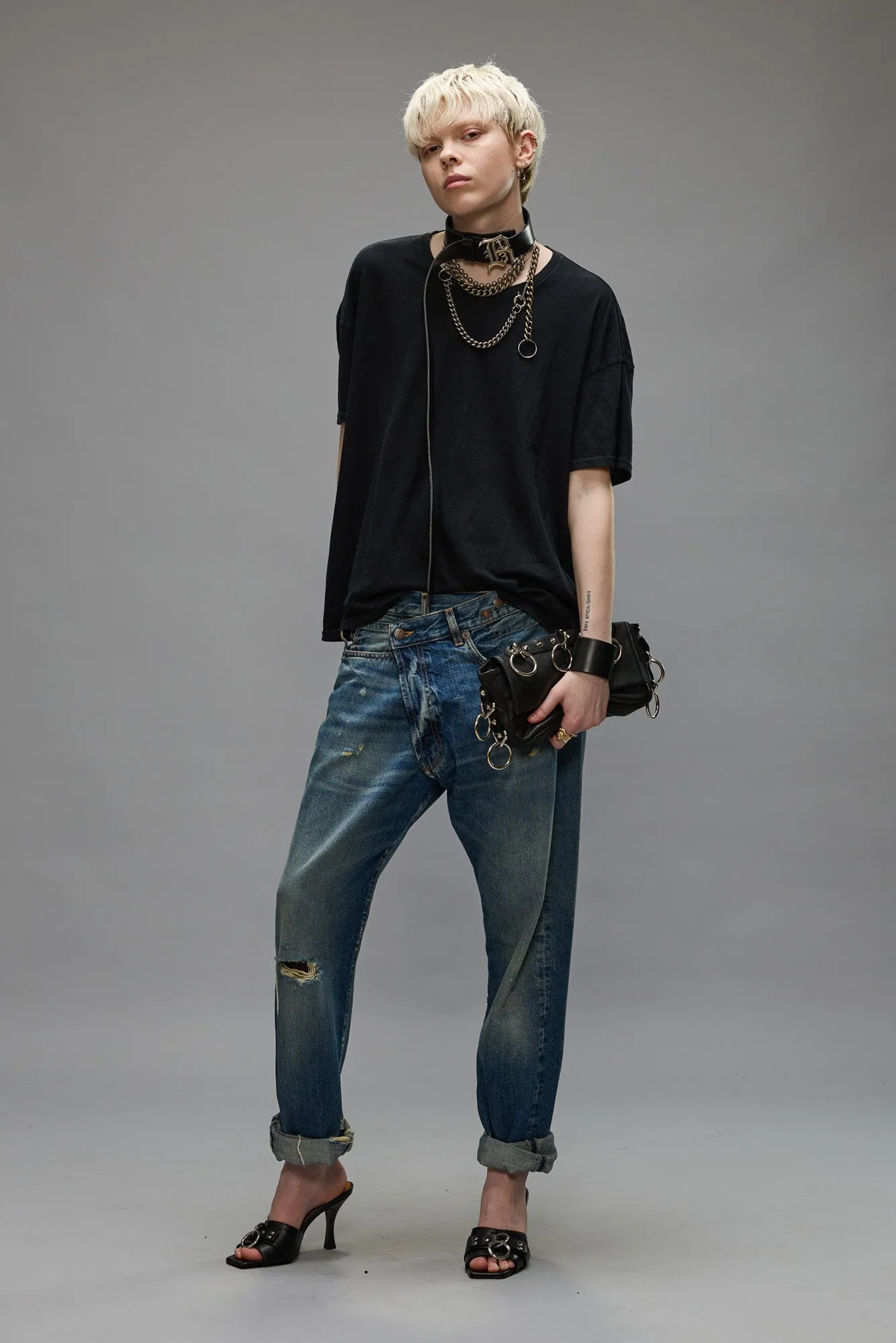 CROSSOVER JEAN - GARNET BLUE sold by R13 product image thumbnail 2