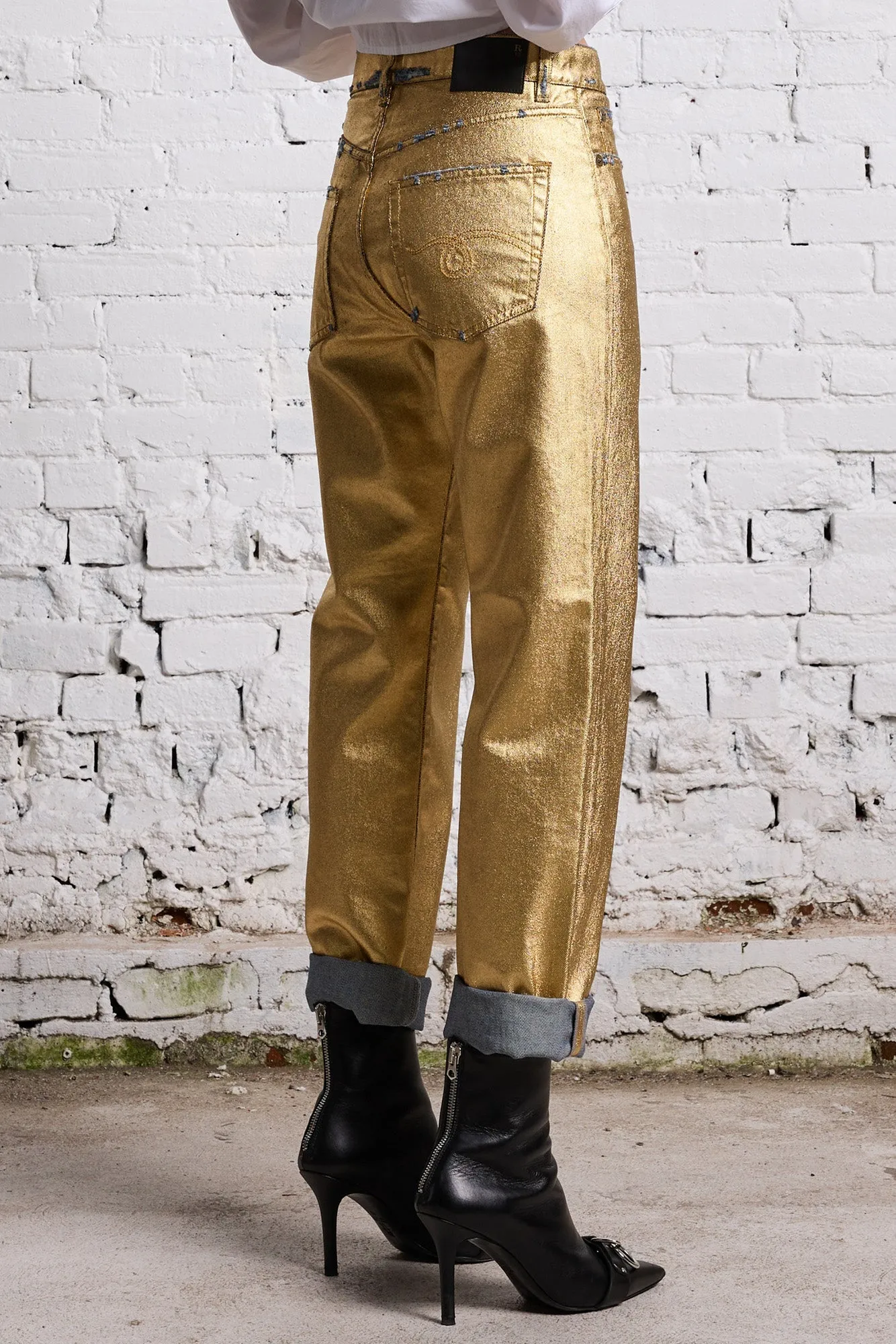 BOYFRIEND JEAN - GILDED INDIGO sold by R13 product image thumbnail 5