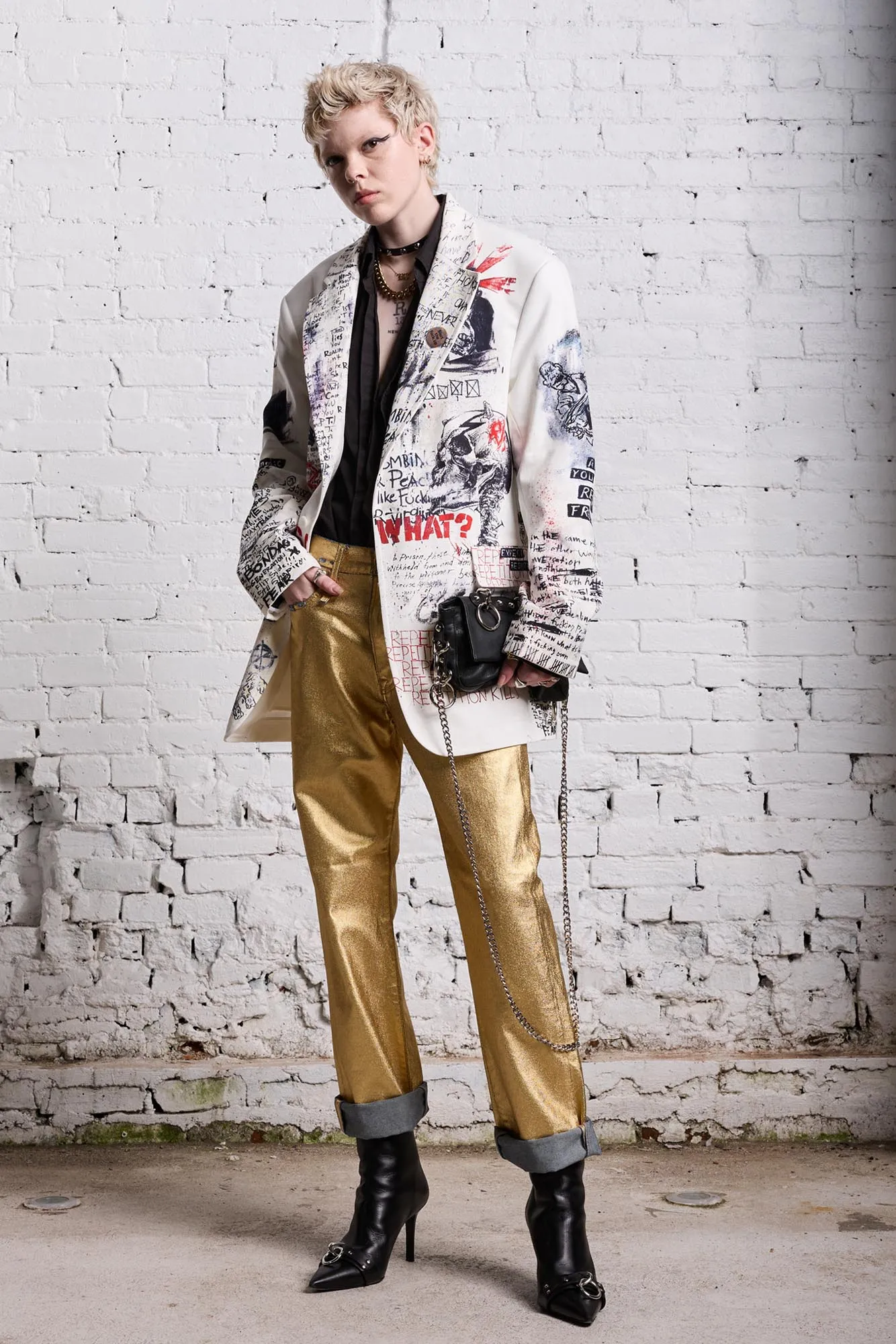 BOYFRIEND JEAN - GILDED INDIGO sold by R13 product image thumbnail 2