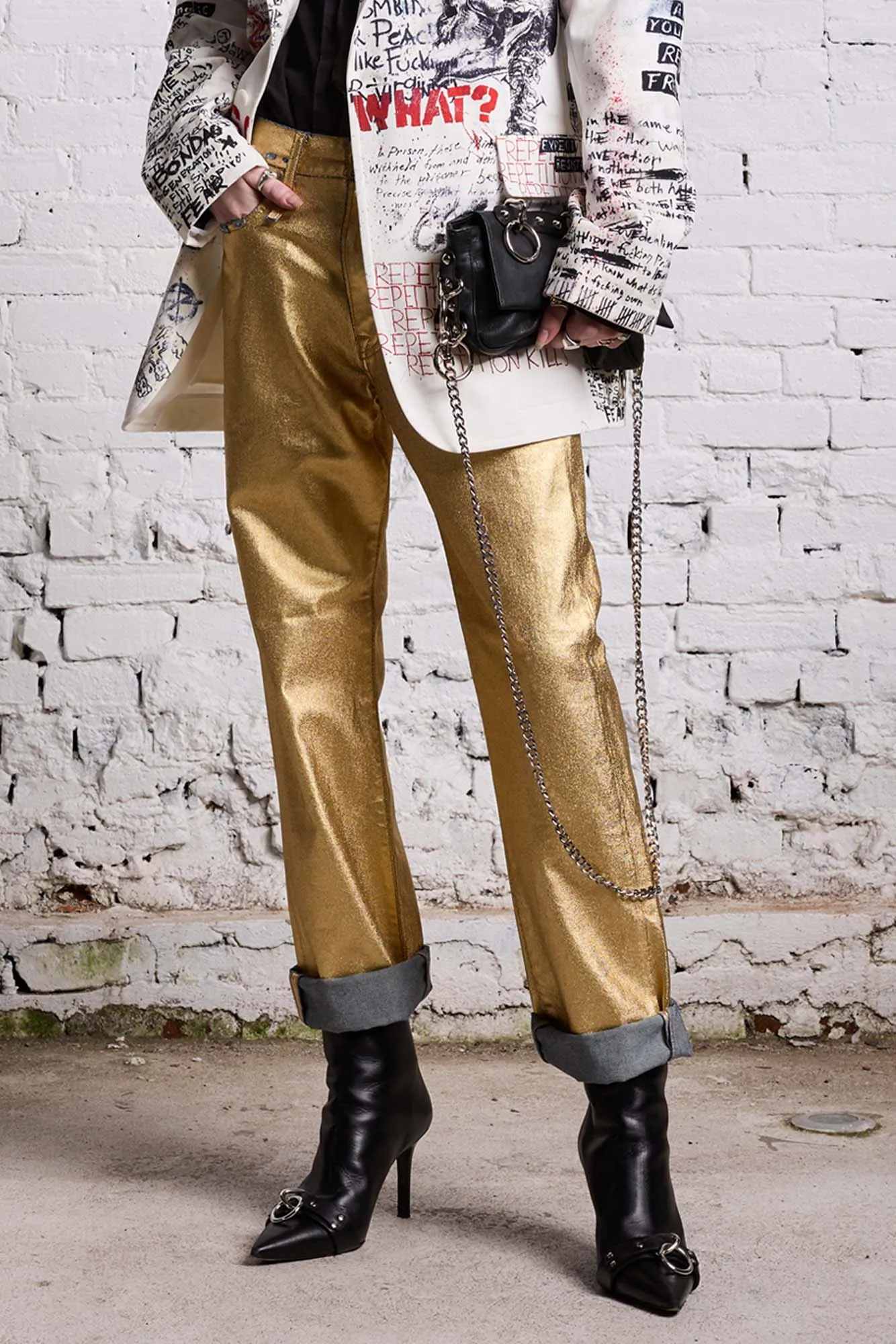 BOYFRIEND JEAN - GILDED INDIGO sold by R13