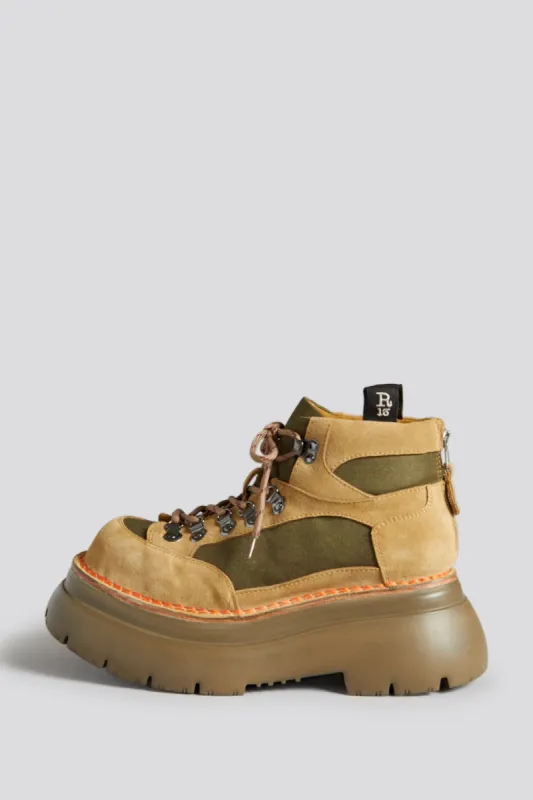 BULKY TRAILBLAZER - BROWN AND OLIVE made by R13