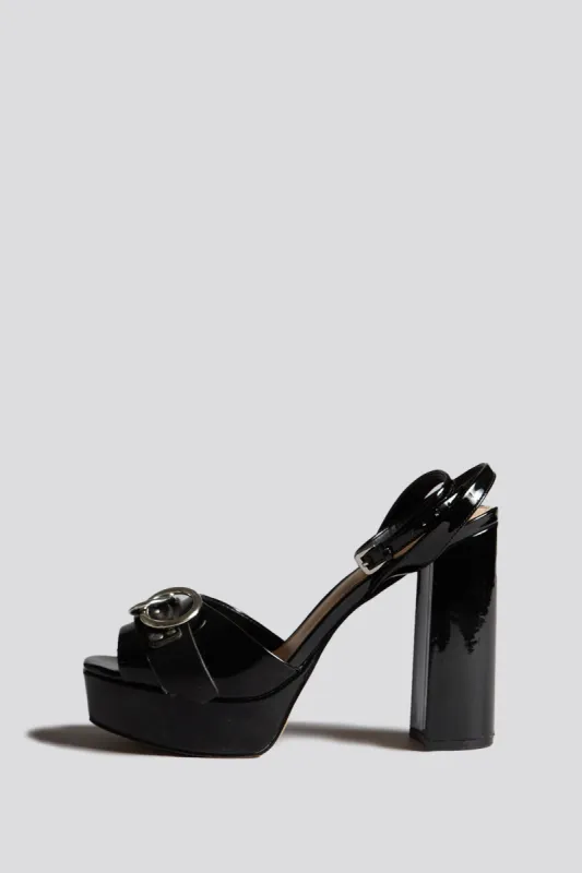 CHUNKY SID HARNESS HEEL - BLACK made by R13