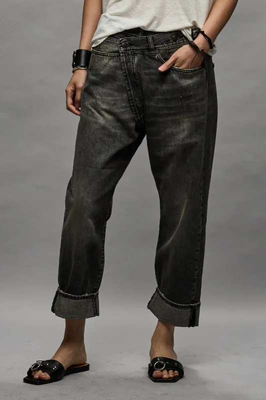 CROSSOVER JEAN - LEYTON BLACK sold by R13