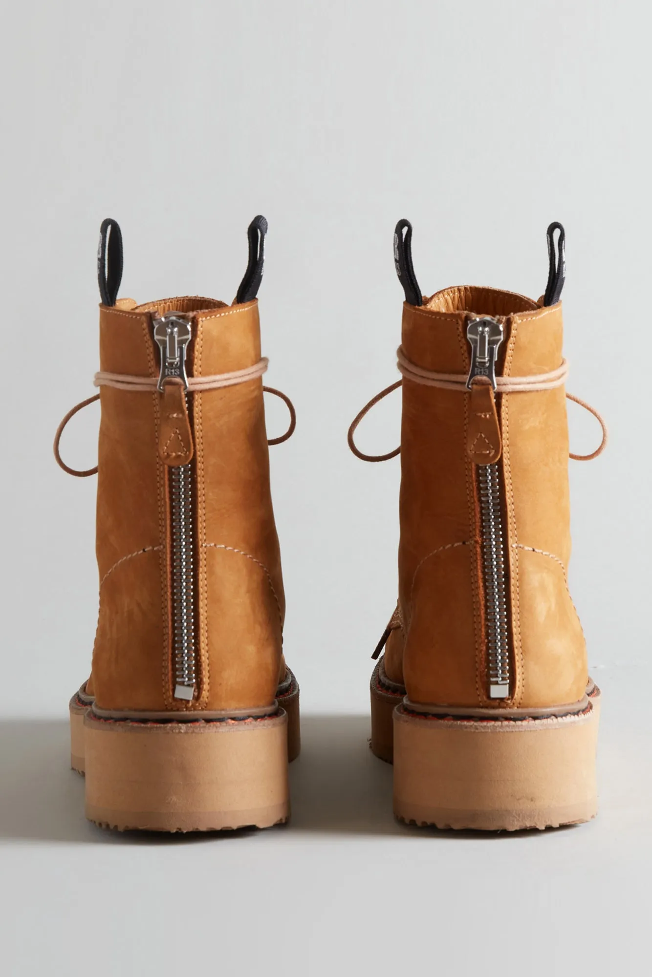 SINGLE STACK BOOT - TAN NUBUCK sold by R13 product image thumbnail 3