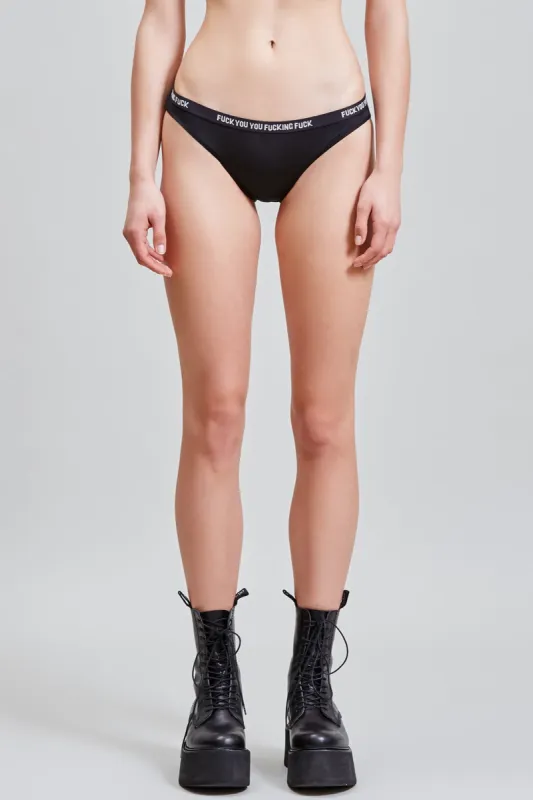 CLASSIC PANTY - BLACK sold by R13