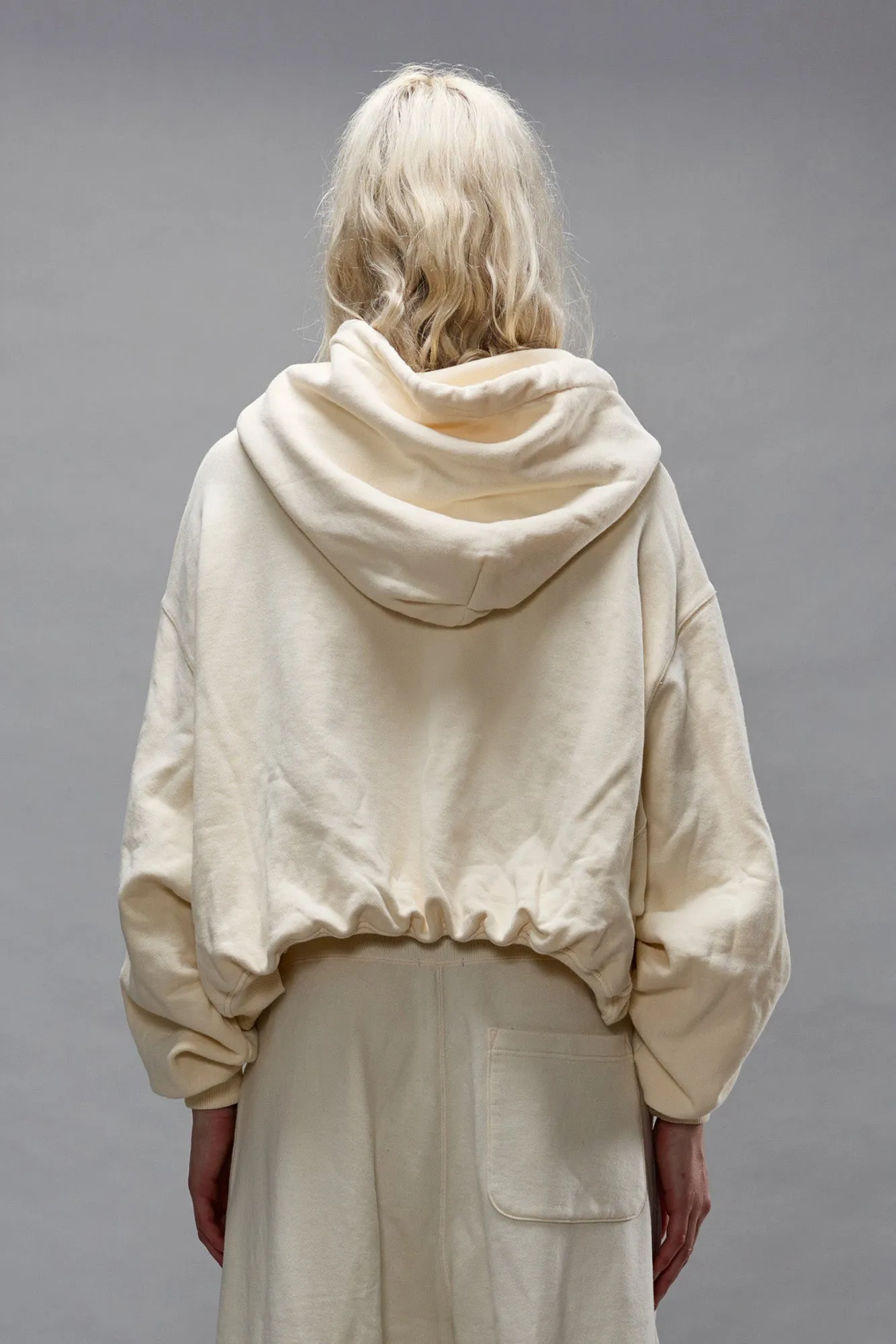 BALLOON POPOVER HOODIE - NATURAL sold by R13 product image thumbnail 4