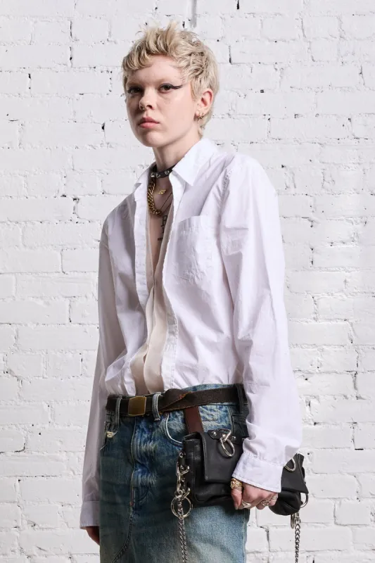 FOLDOUT SHIRT - WHITE sold by R13