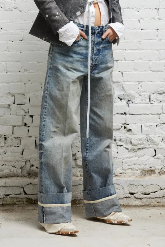 NINA STRAIGHT JEAN - VINTAGE FYYFF SELVEDGE sold by R13