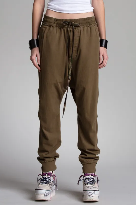 HAREM SWEATPANT - OLIVE sold by R13