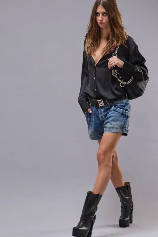 POUCH POCKET SHORTS - HUTTON BLUE sold by R13