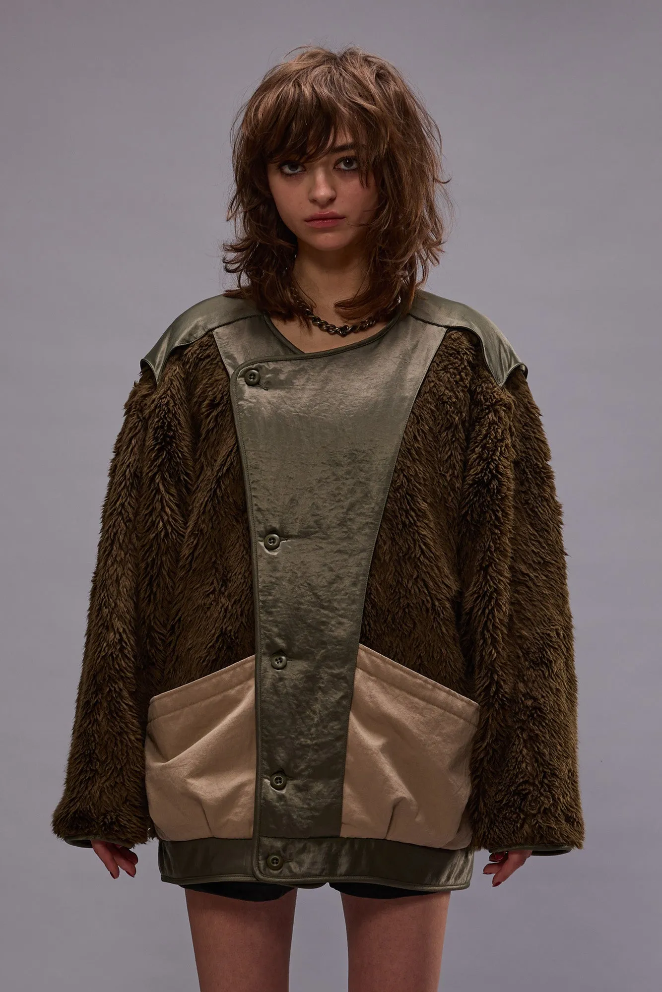 COCOON LINER - OLIVE/KHAKI sold by R13 product image thumbnail 3