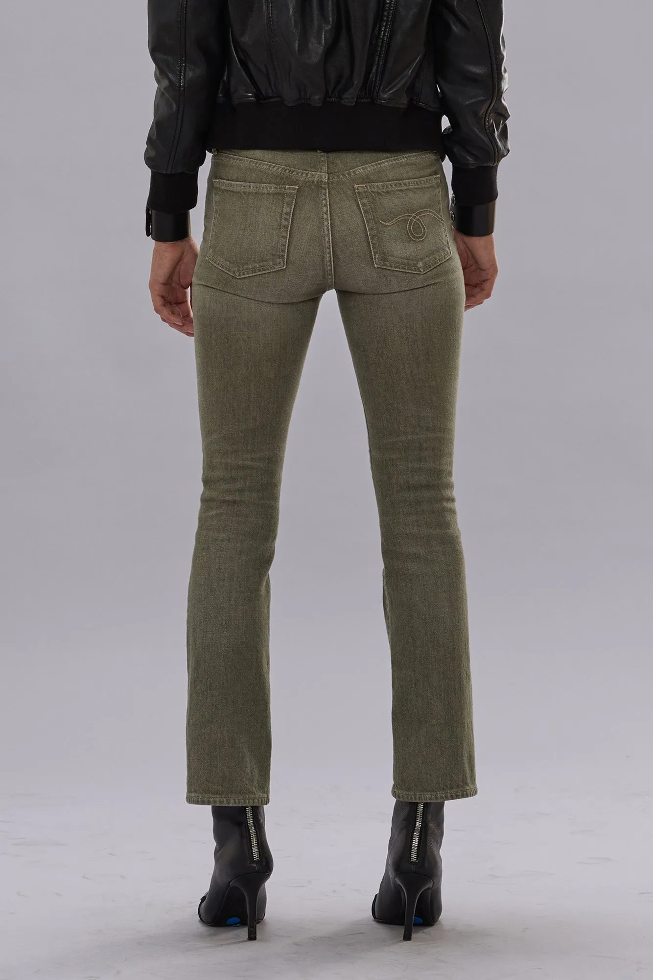 KICK FIT - ARMY GREEN STRETCH sold by R13 product image thumbnail 3