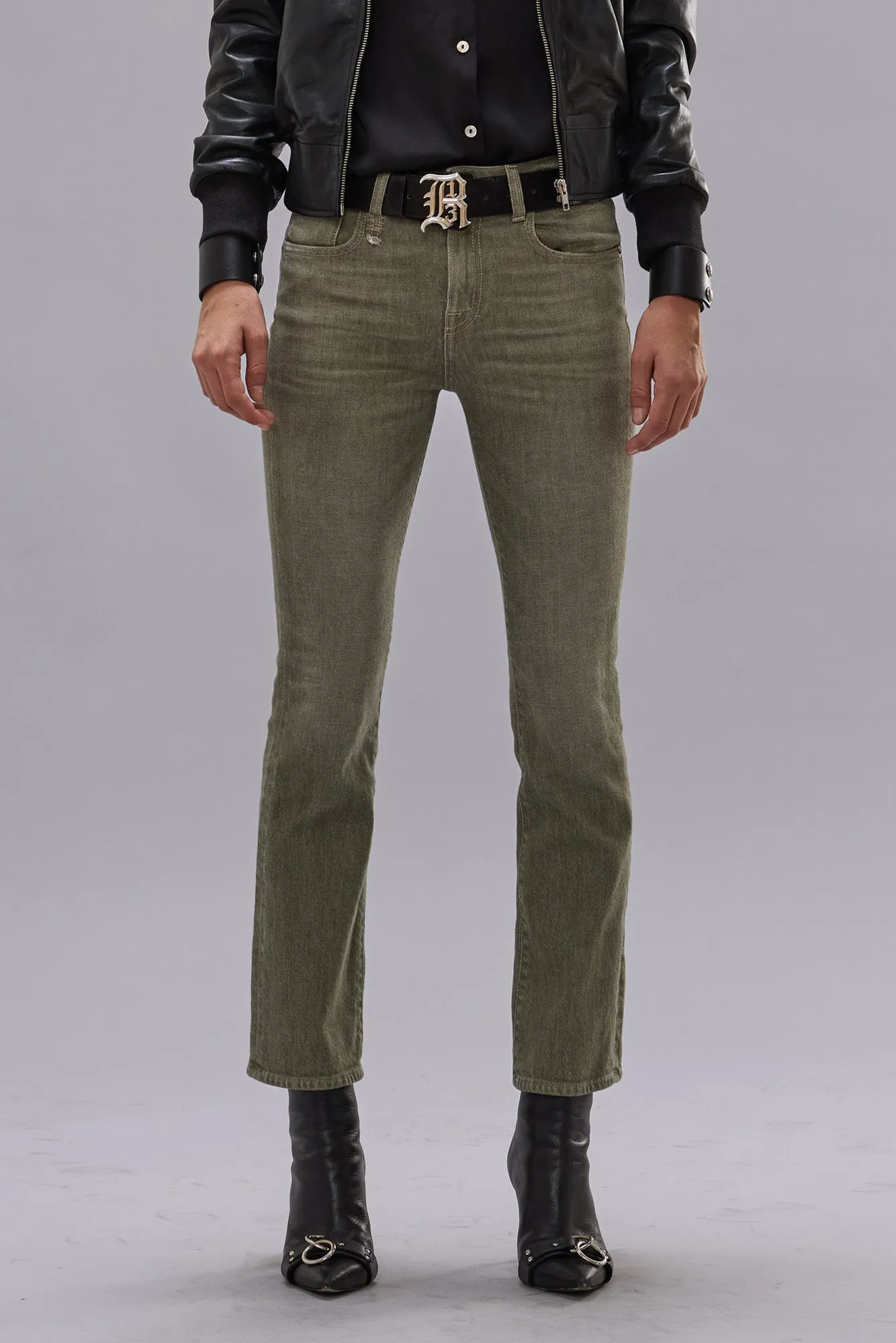 KICK FIT - ARMY GREEN STRETCH sold by R13 product image thumbnail 2