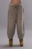 DECONSTRUCTED CROPPED SWEATPANT - HEATHER GREY sold by R13