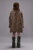 TAPED LINER COAT - WOOLY LEOPARD sold by R13