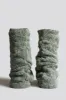 KURT HIGH TOP SNEAKER WITH WARMER - WASHED OLIVE PLAIN KNIT sold by R13