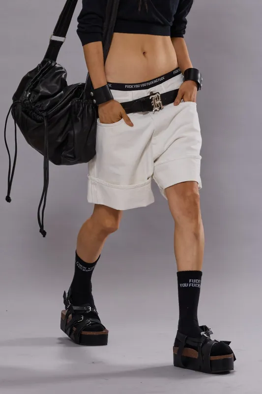 NINA SHORT - BENNETT WHITE SELVEDGE sold by R13