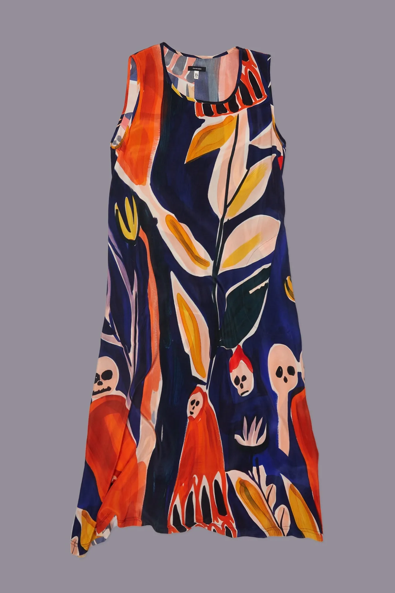 SLEEVELESS MIDI - MULTICOLOR PRINT sold by R13 product image thumbnail 3