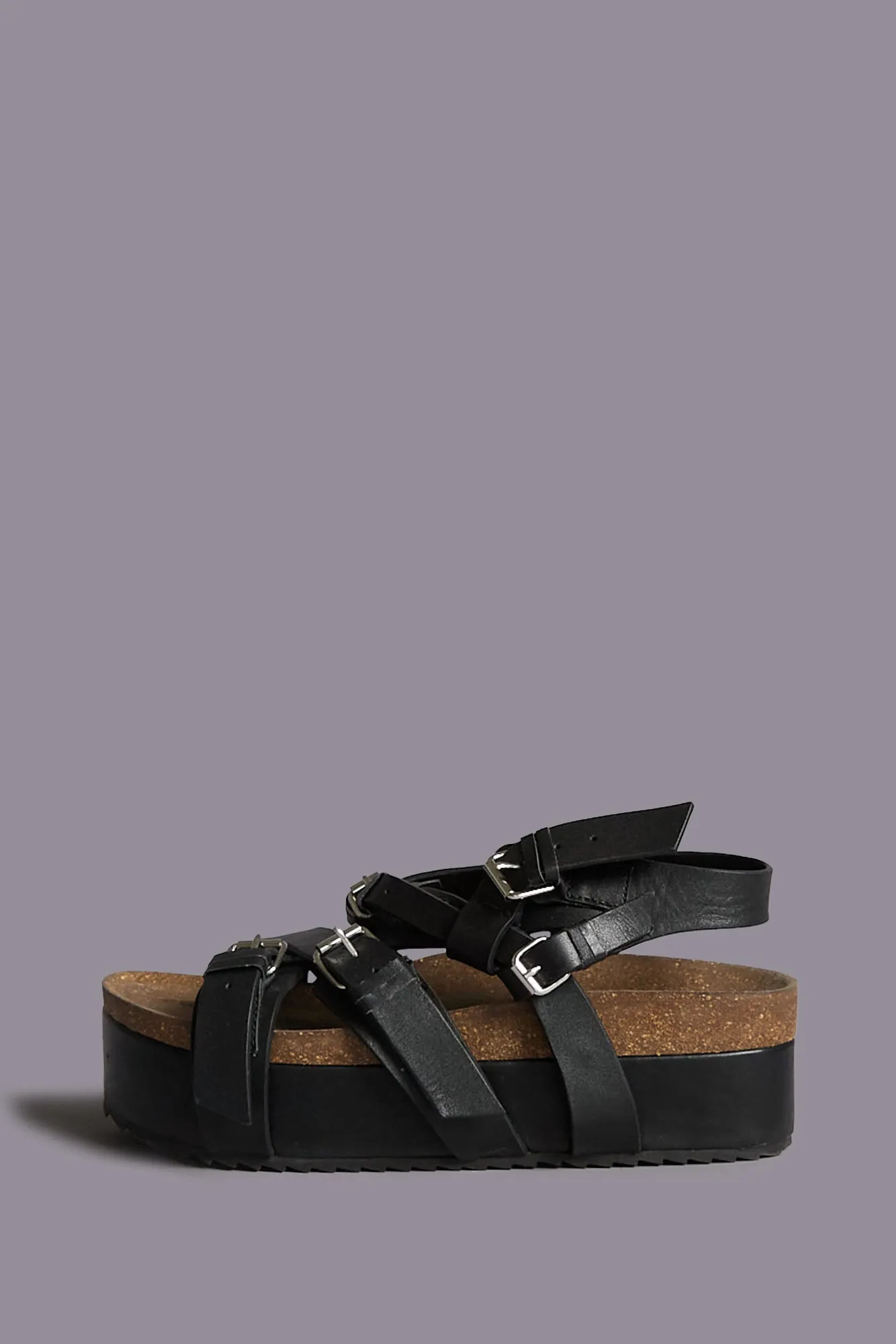 PLATFORM SANDAL - BLACK sold by R13 product image thumbnail 5