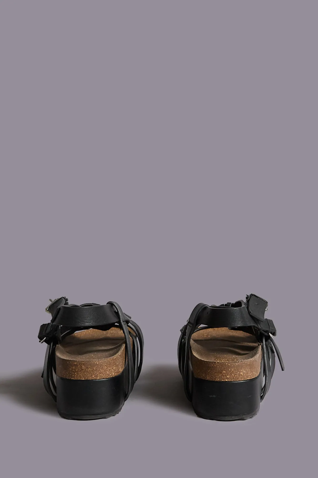 PLATFORM SANDAL - BLACK sold by R13 product image thumbnail 3