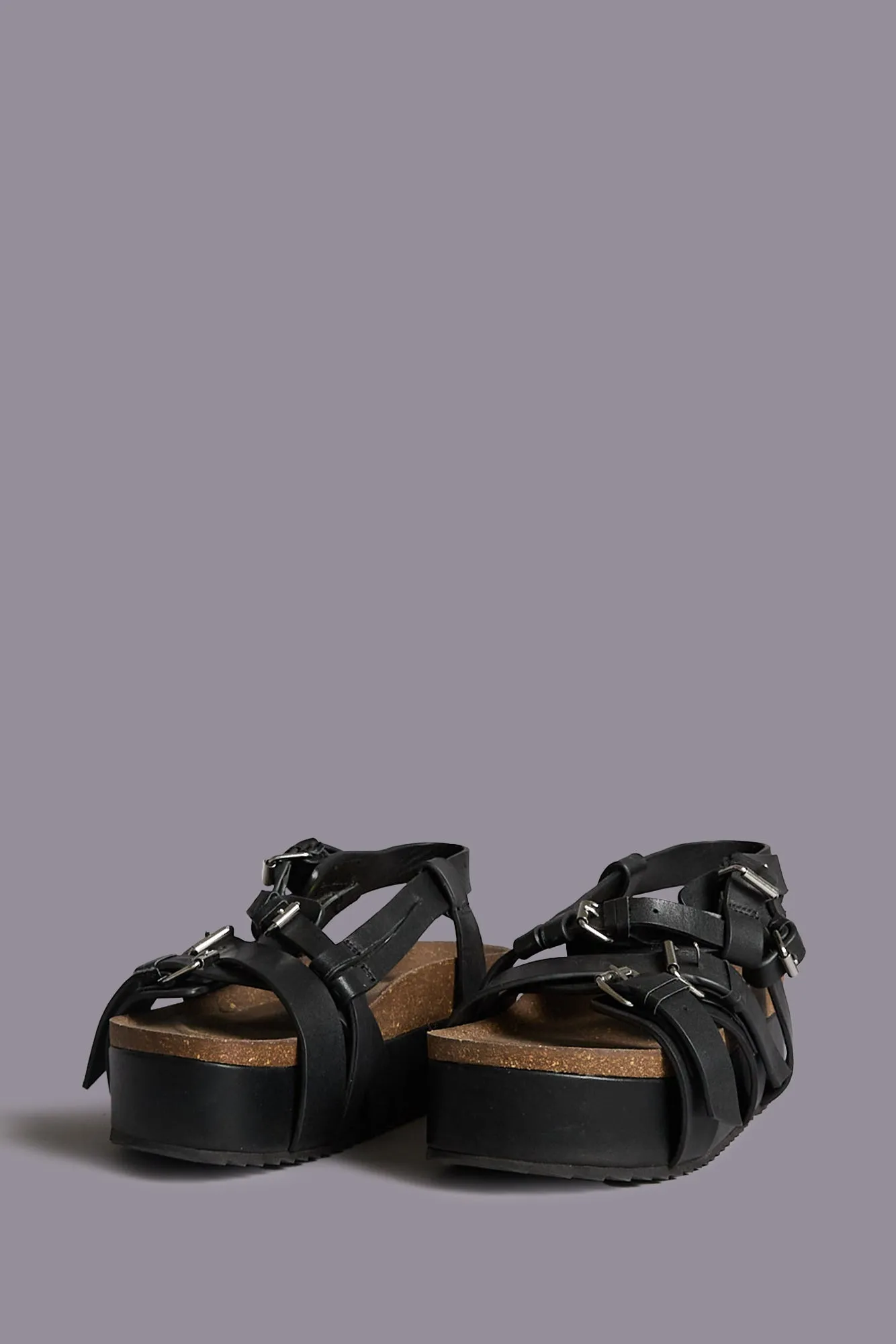 PLATFORM SANDAL - BLACK sold by R13 product image thumbnail 4