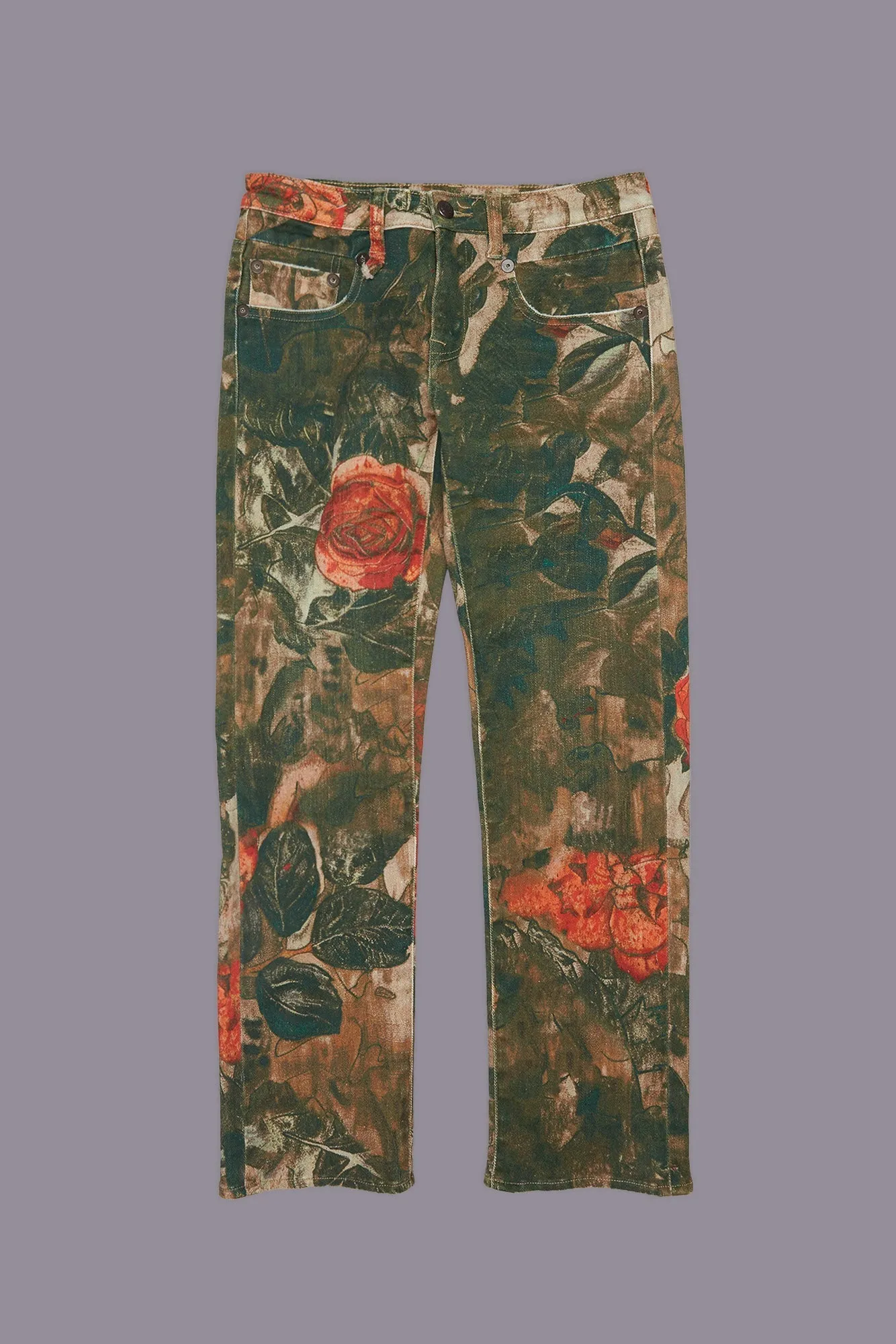 BOY STRAIGHT - PRINTED CAMO ROSE sold by R13 product image thumbnail 3