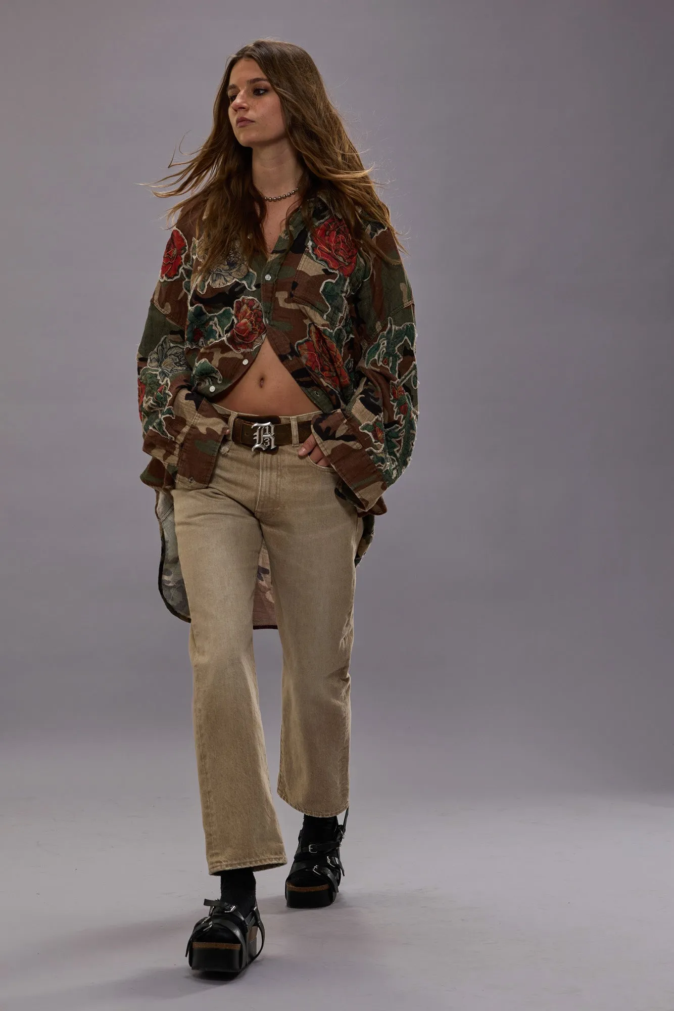 BOYFRIEND JEAN - HARLYN KHAKI sold by R13