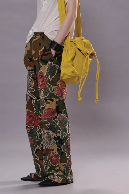 UTILITY PANT - ROSE APPLIQUE CAMO sold by R13