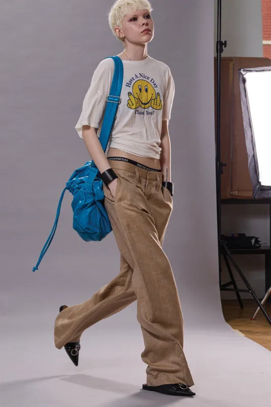 HAVE A NICE DAY RELAXED T - ECRU sold by R13