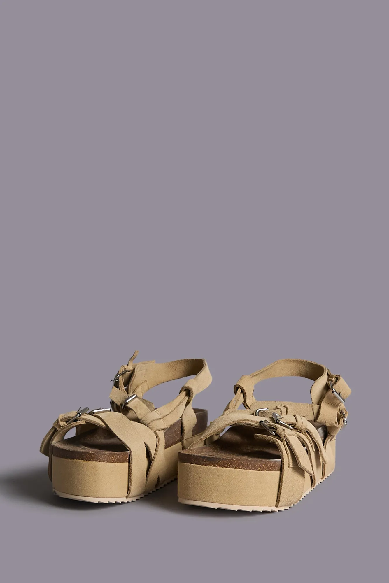 PLATFORM SANDAL - KHAKI sold by R13 product image thumbnail 5