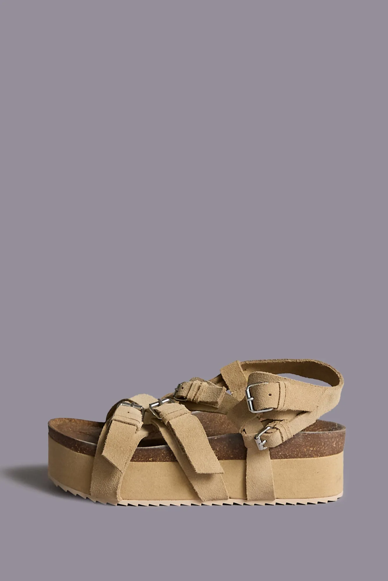 PLATFORM SANDAL - KHAKI sold by R13 product image thumbnail 2