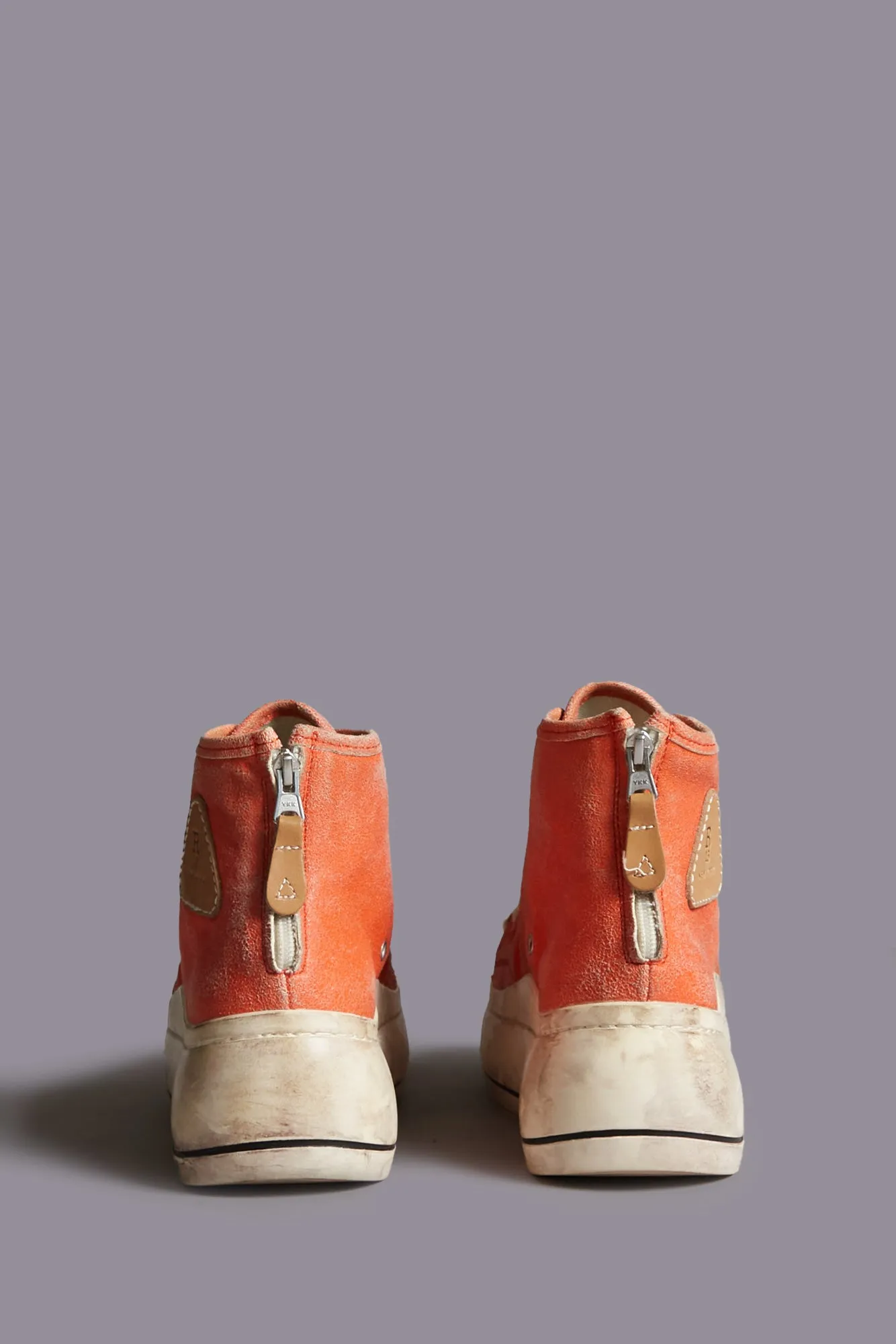 KURT HIGH TOP SNEAKER - ORANGE / LIGHT BLUE sold by R13 product image thumbnail 4