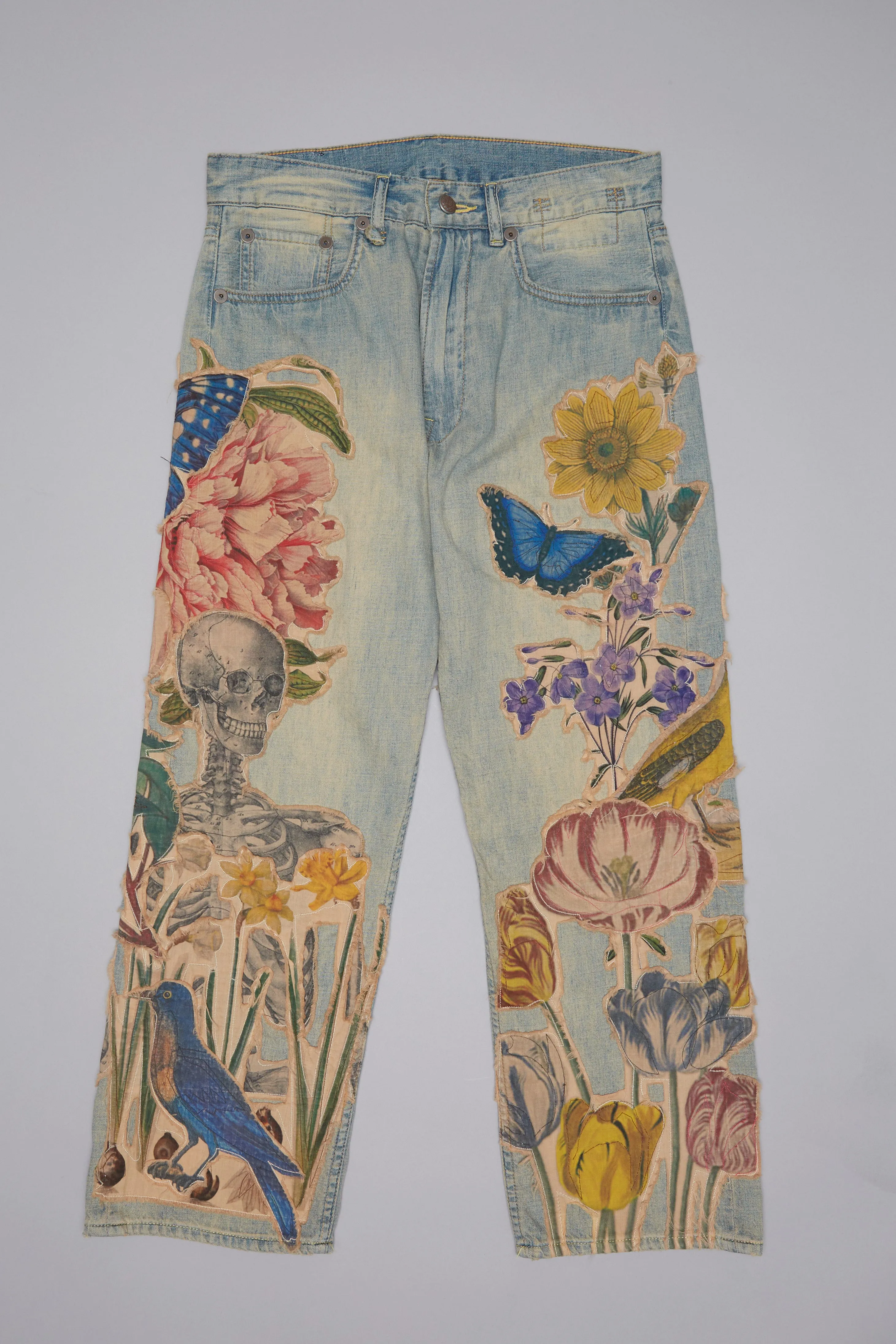 X-BOYFRIEND - APPLIQUE DENIM sold by R13 product image thumbnail 4