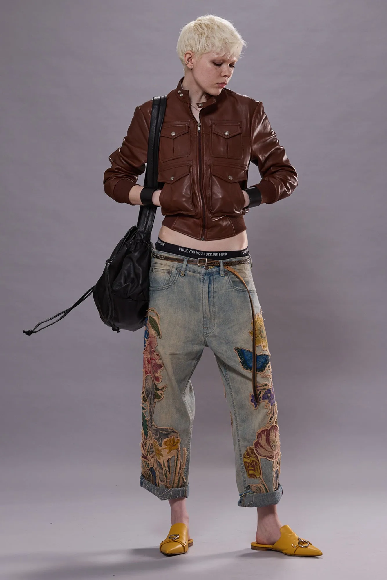 X-BOYFRIEND - APPLIQUE DENIM sold by R13 product image thumbnail 2