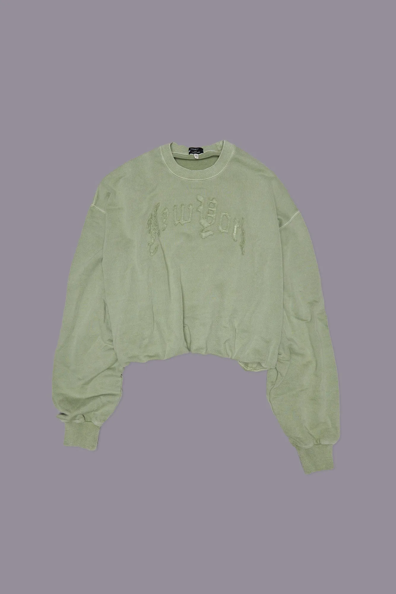 NEW YORK BALLOON CREWNECK - LIGHT OLIVE sold by R13 product image thumbnail 3
