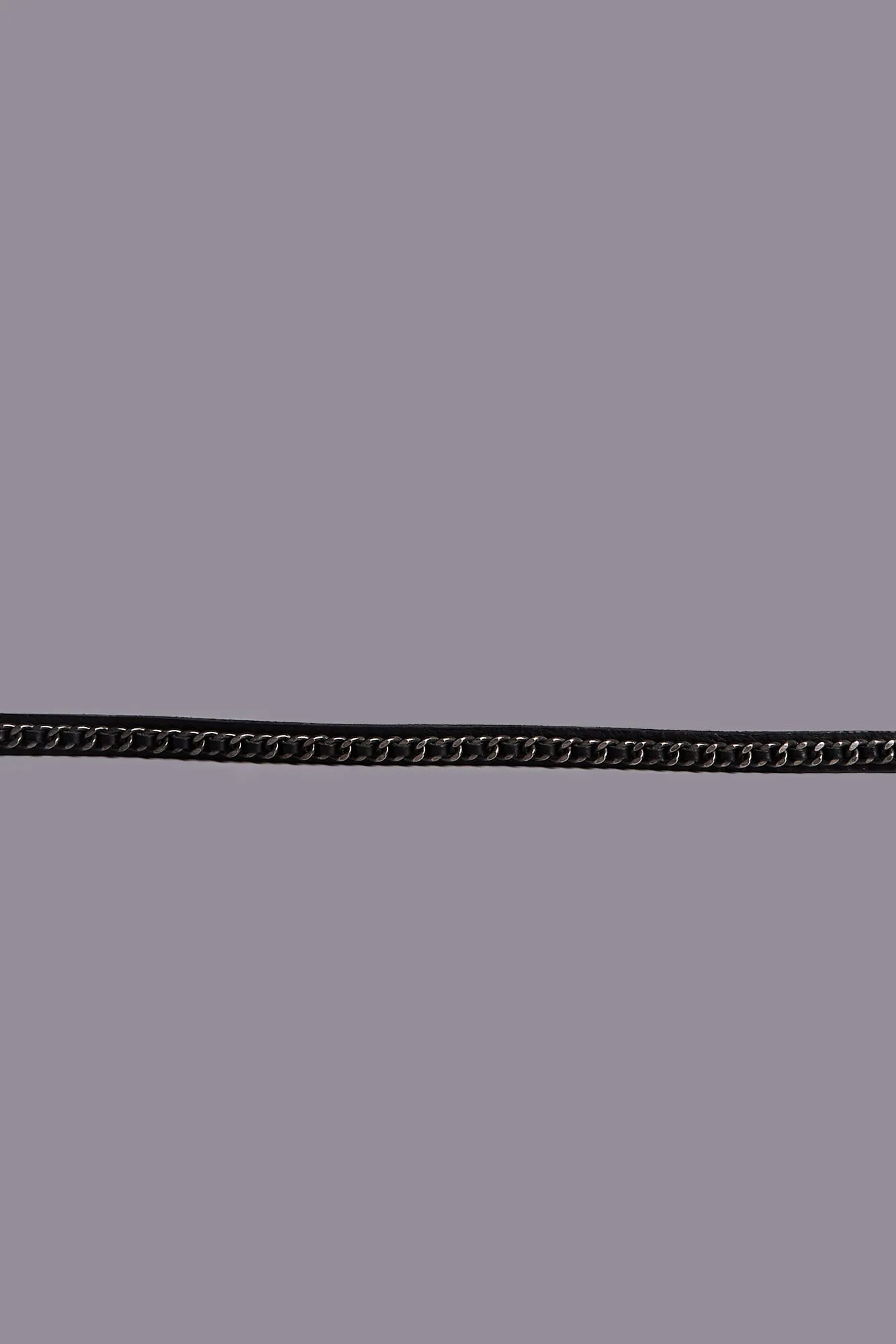 BRAID CHAIN BELT - BLACK sold by R13 product image thumbnail 2
