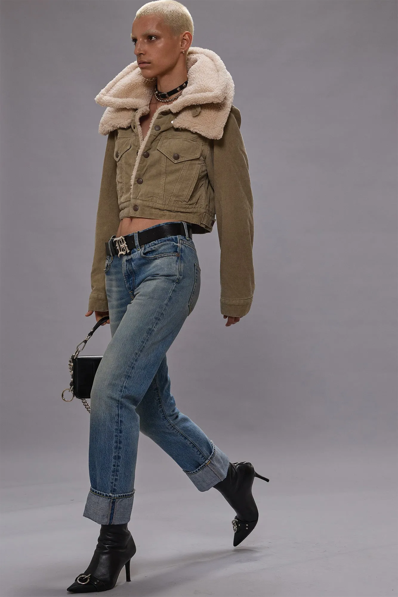 CUFFED ROMEO JEAN - MERRIN BLUE sold by R13 product image thumbnail 2