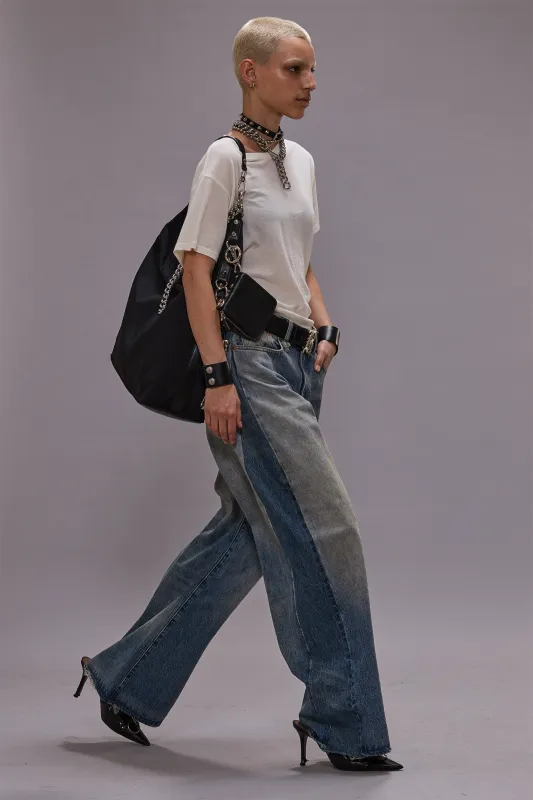 INSERT D'ARCY LOOSE JEAN - VINTAGE INDIGO COLORBLOCK sold by R13