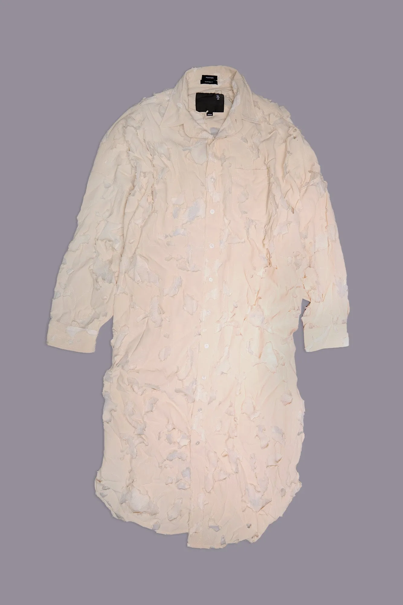 JUMBO SHIRT DRESS - NUDE sold by R13 product image thumbnail 3