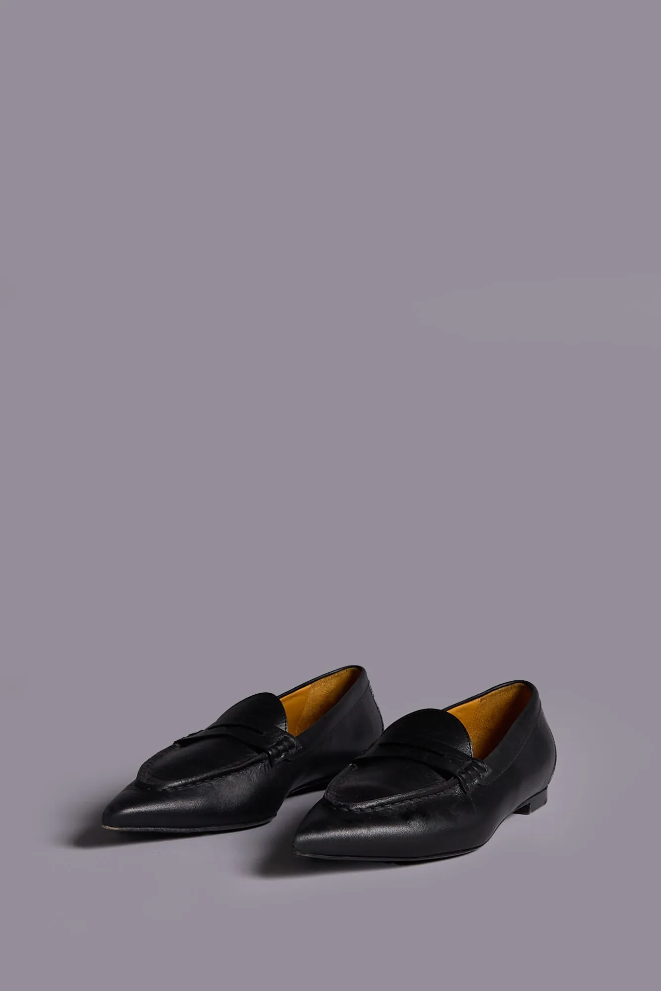 POINTED TOE LOAFER - BLACK LEATHER sold by R13 product image thumbnail 2