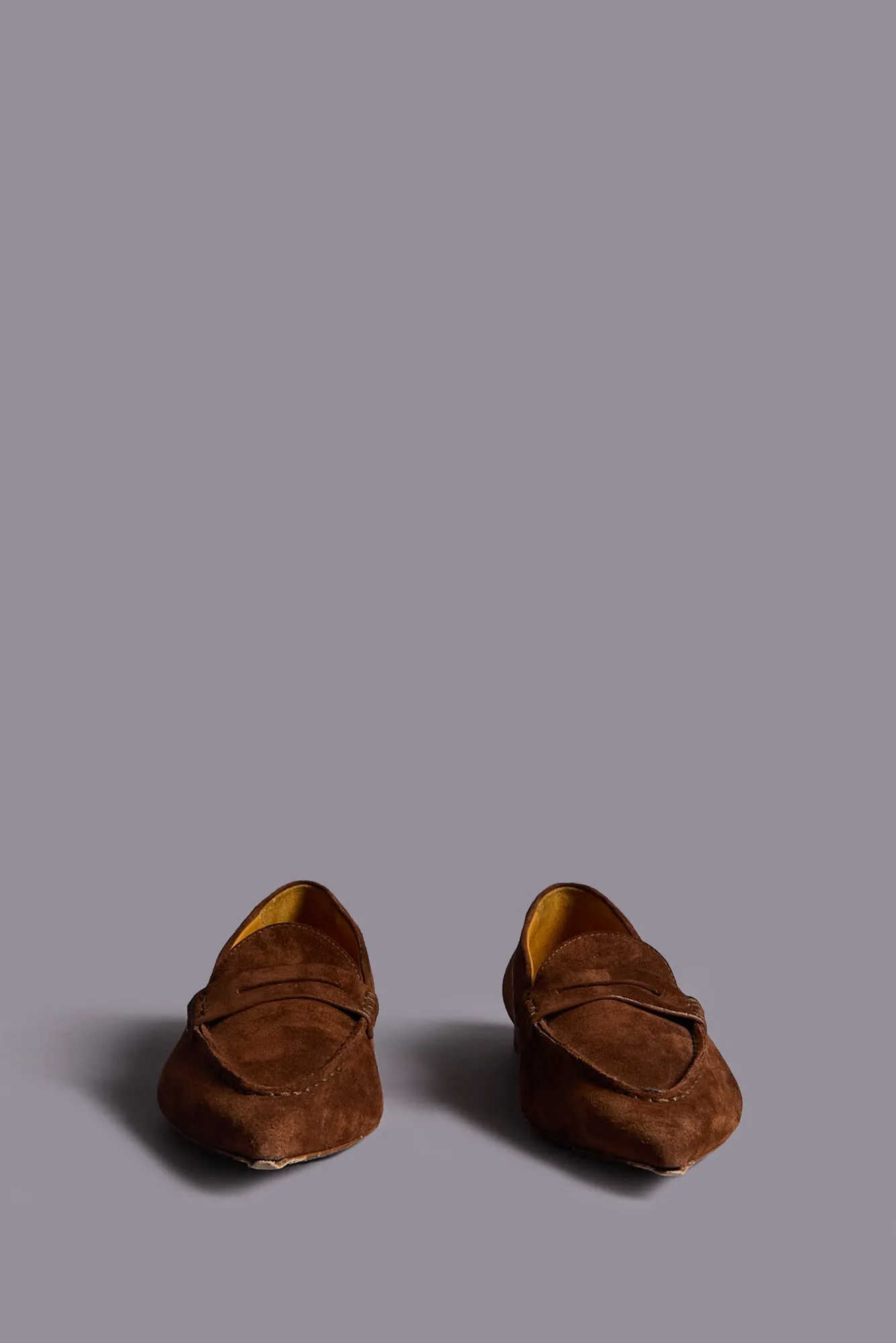 POINTED TOE LOAFER - BROWN SUEDE sold by R13 product image thumbnail 3