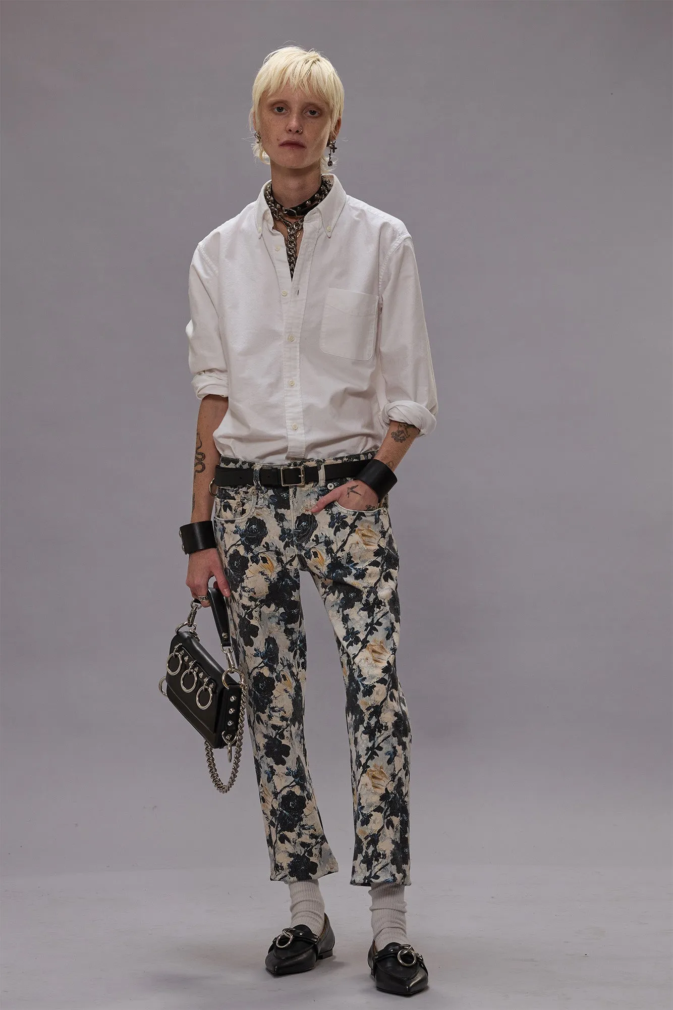 BOY STRAIGHT - ABSTRACT FLORAL sold by R13